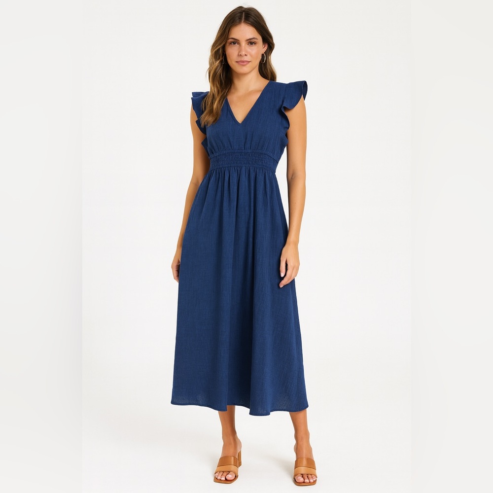 Chic Navy Maxi Dress